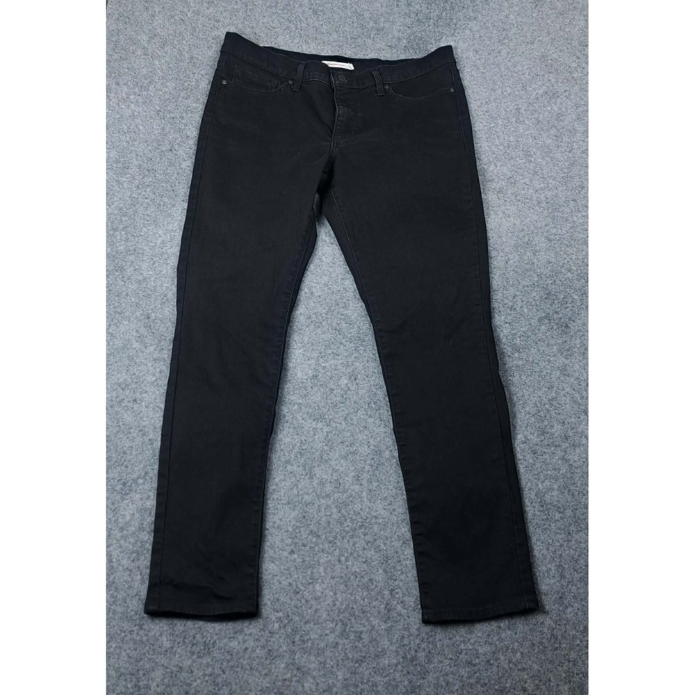 LEVI'S Womens 311 Shaping Skinny Jeans Size‎ W32 L30 (32x28) Black Cotton